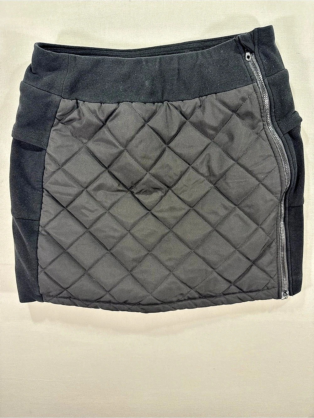 Jack Smith Women's Puffer Quilted Sporty Skirt Black Medium